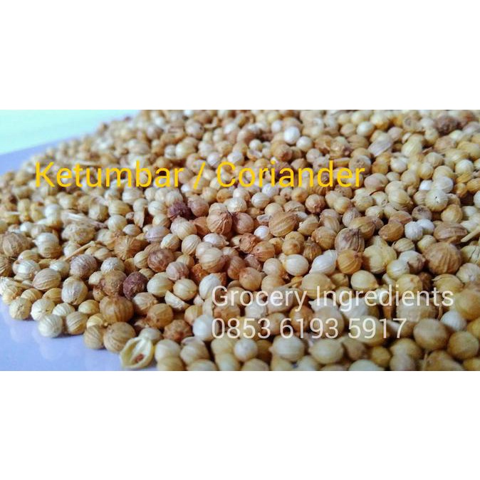 

Ketumbar Utuh / Coriander Whole - 1Kg / Whole Coriander Seed