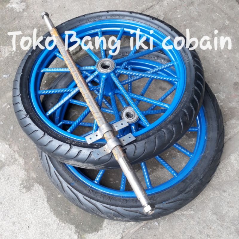 Roda Gerobak Ring 17 inch 1set Roda Gerobak Dorong Behel8