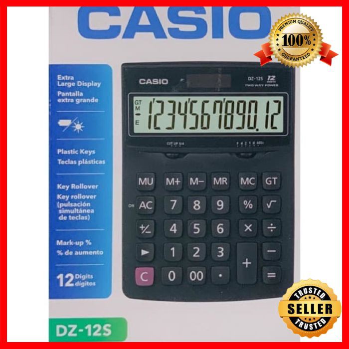 

KALKULATOR MEREK CASIO DZ 12S-WE (12 DIGIT)