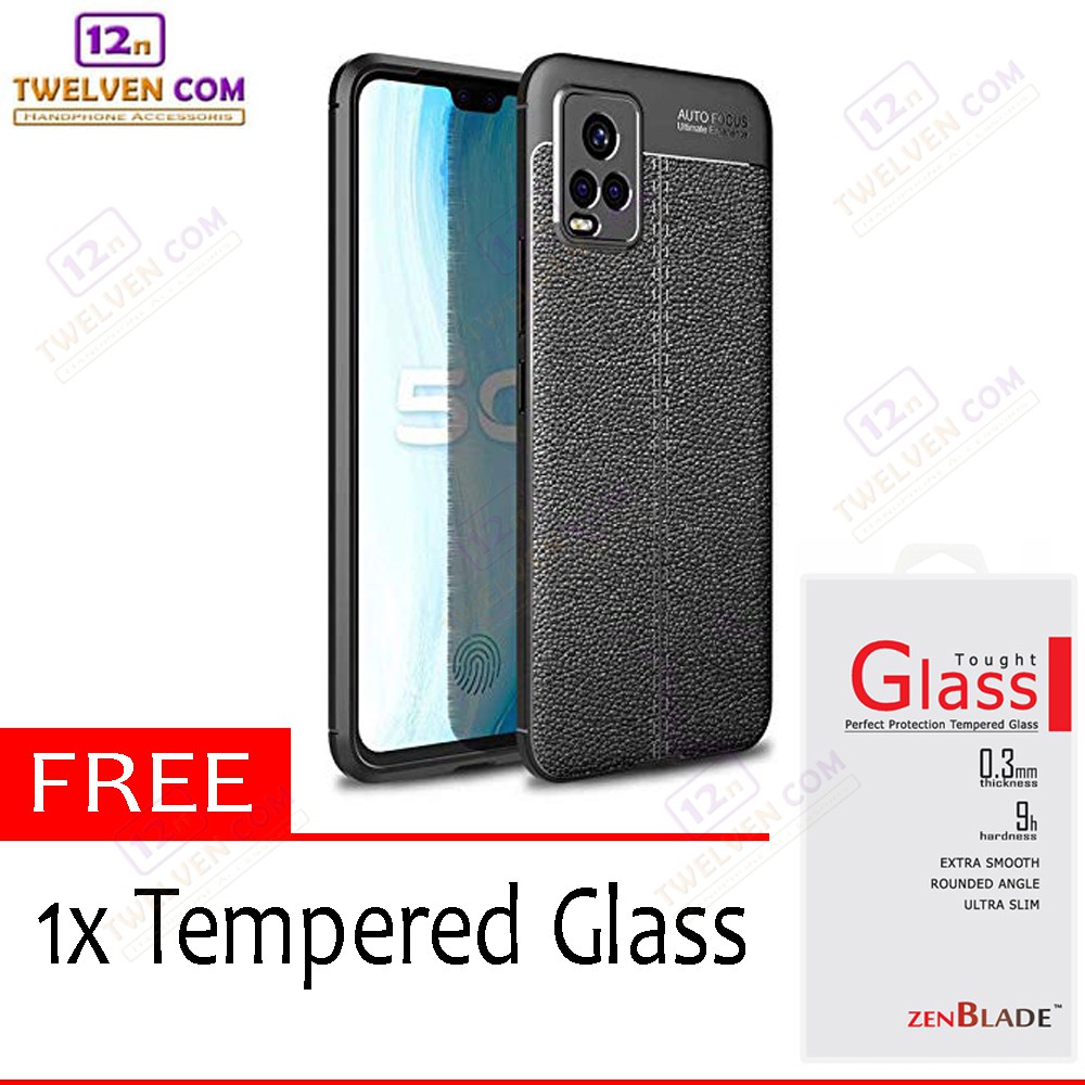 Case Auto Focus Softcase Vivo V20 - Free Tempered Glass