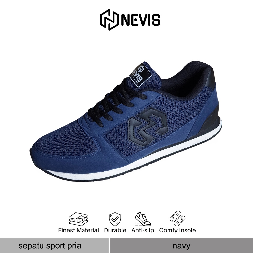 SEPATU PRIA SNEAKERS ORIGINAL NEVIS NVS 66 SEPATU SEKOLAH SPORT RUNNING JOGING OLAHRAGA PRIA WANITA