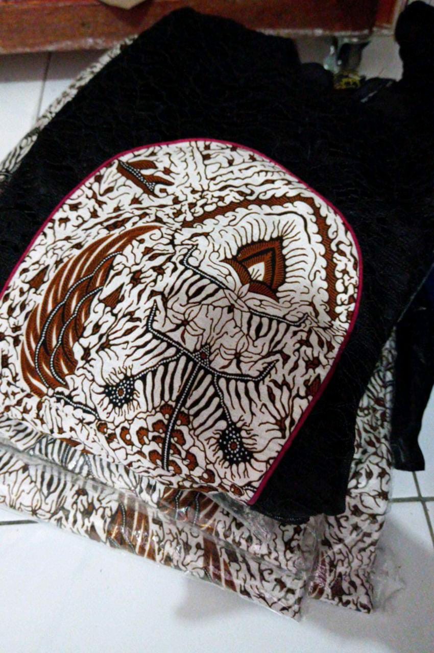 Couple Tunik Batik Motif  Sakura Pink