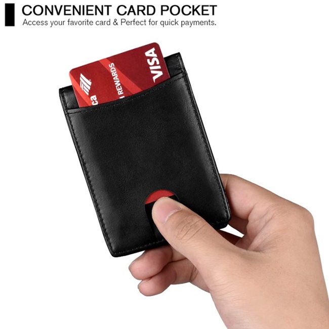 Dompet Pria Tipis Modern Money Clip Wallet RFID Protection GN-MC5