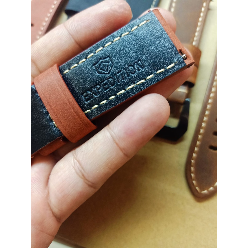 TALI JAM KULIT EXPEDITON ORIGINAL SPRING BAR QUICK RELEASE, STRAP KULIT EXPEDITION ORIGINAL SPRING BAR QUICK RELEASE