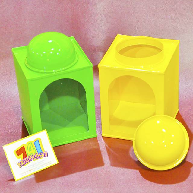 Size M - Kaleng Kerupuk Mini Tutup Kubah/ Kaleng Krupuk Mini New/ Toples Mini/ Toples Kue