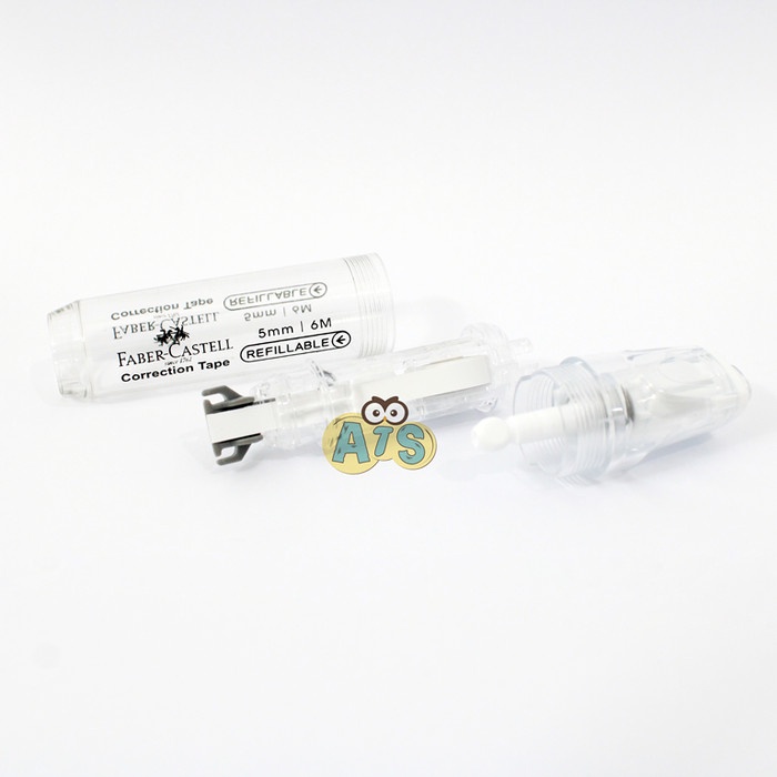 

Hadir Correction Tape Putih Transparan Faber Castell Gilaa!!!