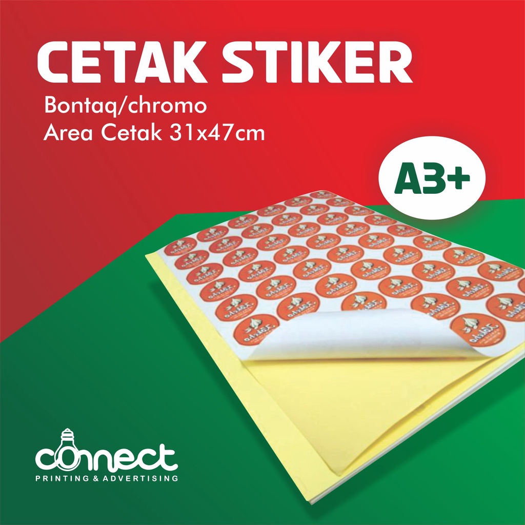 

CETAK STIKER BONTAQ / CHROMO A3+ (31x47cm)