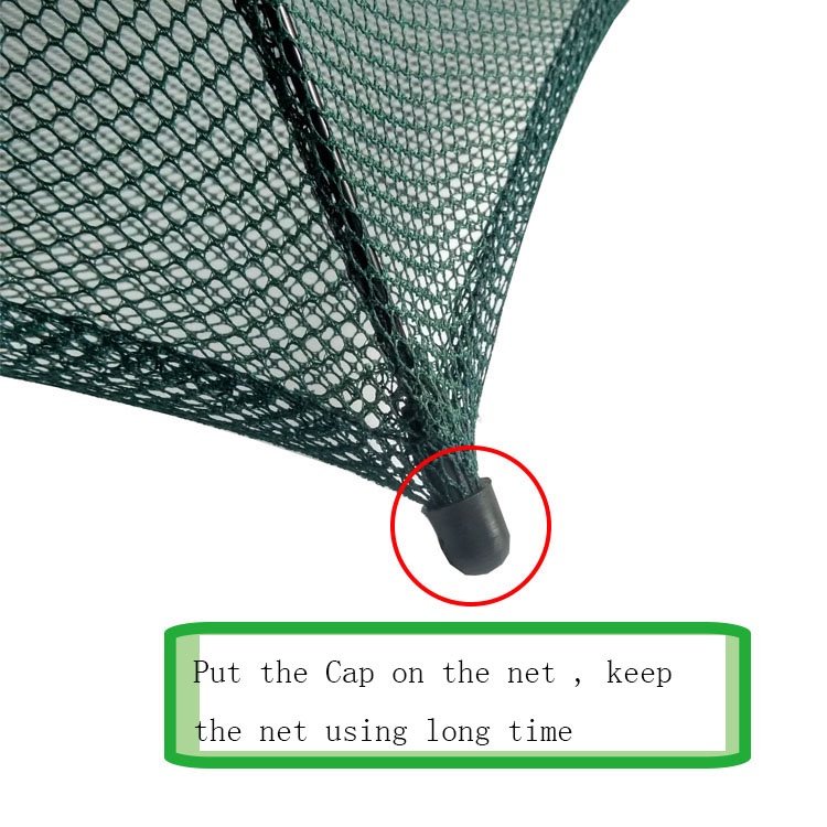 (MAINANKYU) bubu jaring ikan Jaring Pancing Ikan Hexagonal 10 Hole Fishing Net Trap Cage - H14572