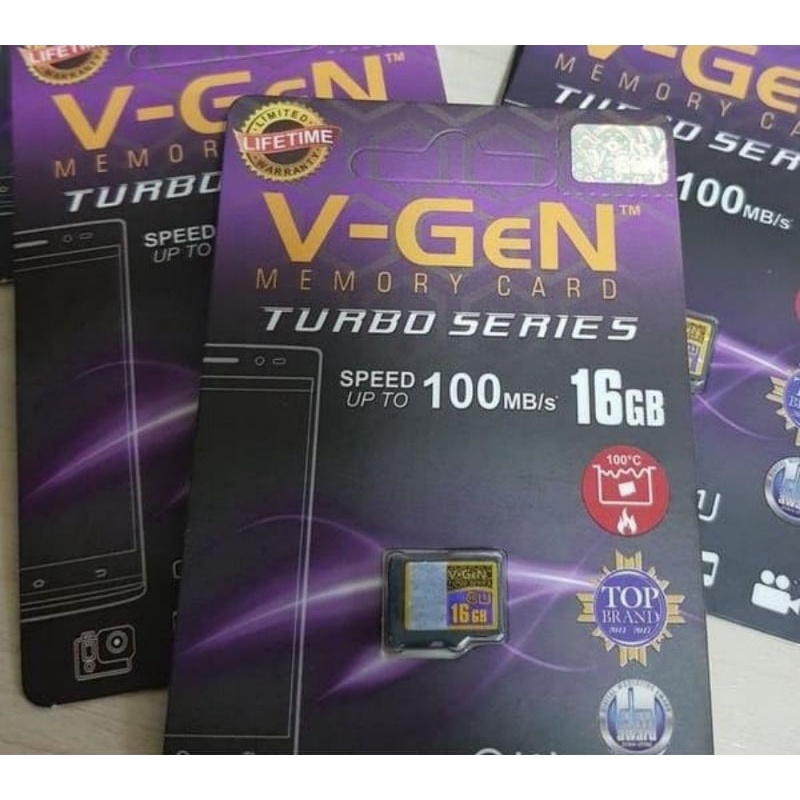 memory card 16gb v-gen kartu mmc class 10 16gb vgen turbo