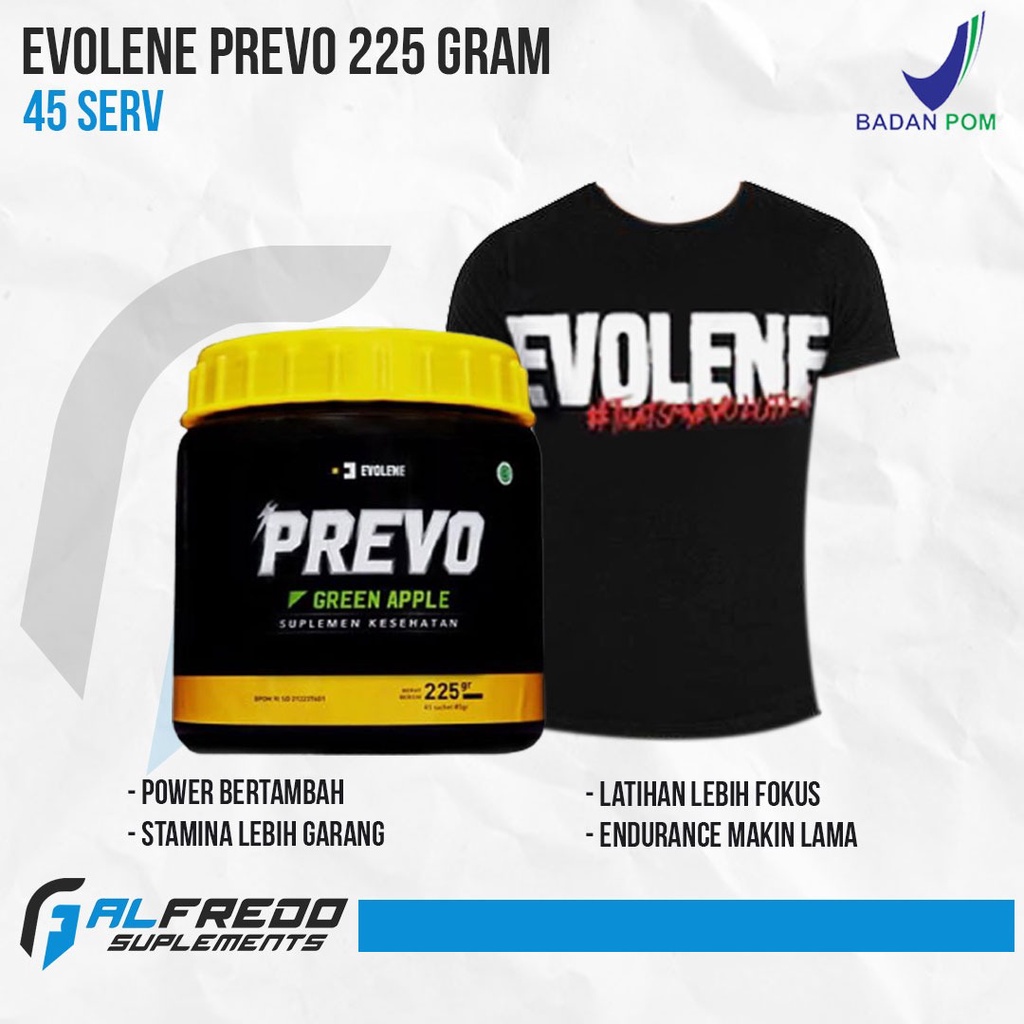Evolene Prevo 225gram 45serving -Prevo Preworkout