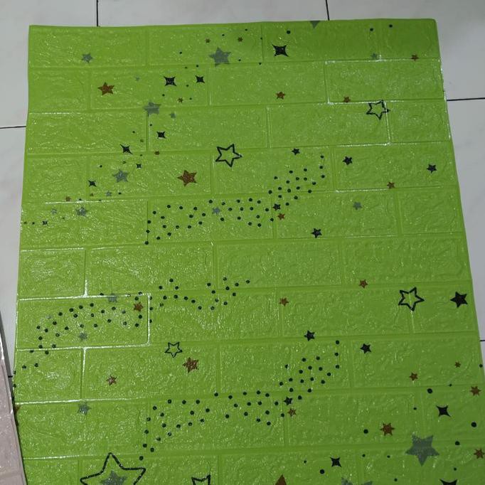 Update Wallpaper Brick Foam - Merah Muda Murah