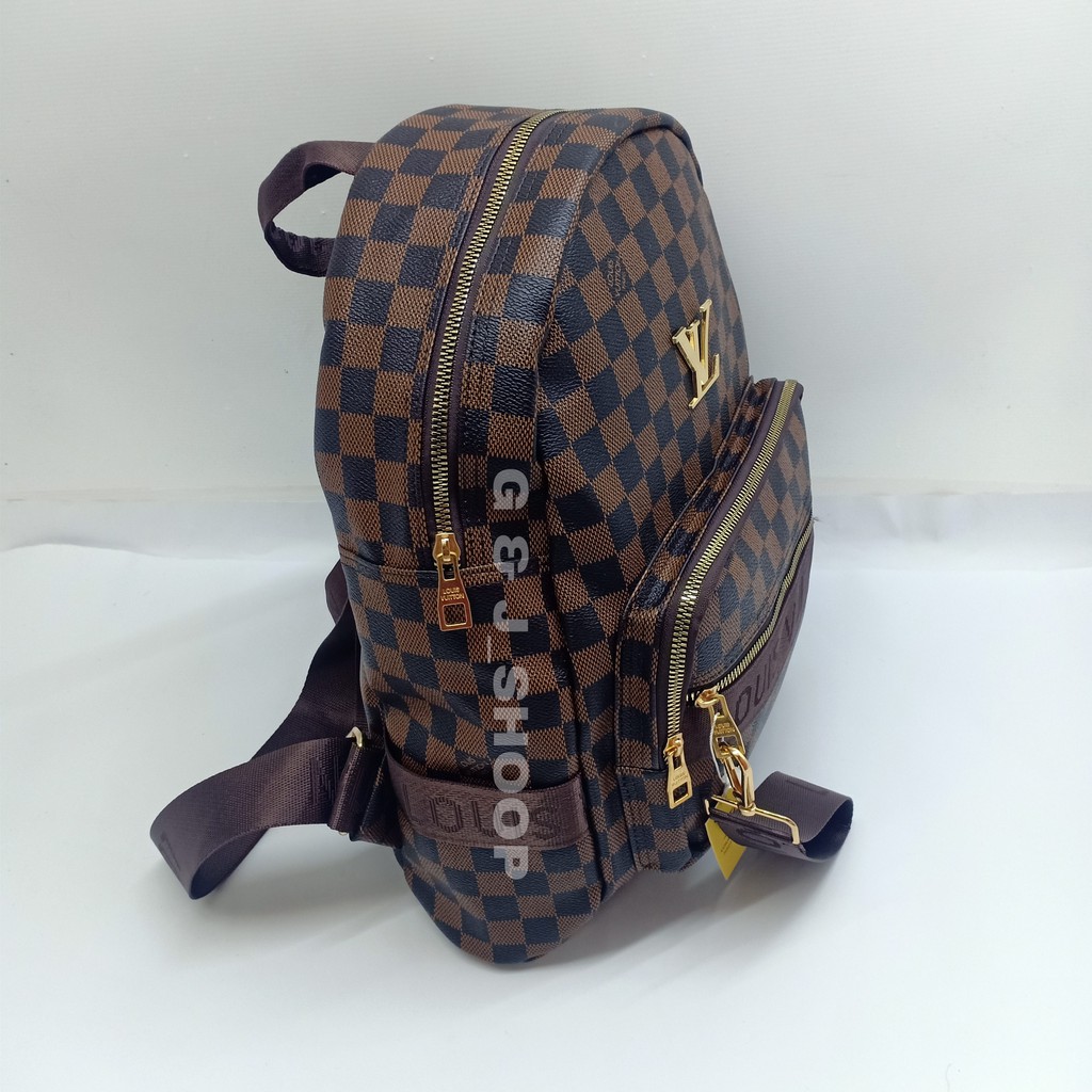 Rangsel LV Wanita / Tas Rangsel full hembos / Kantong res sleting