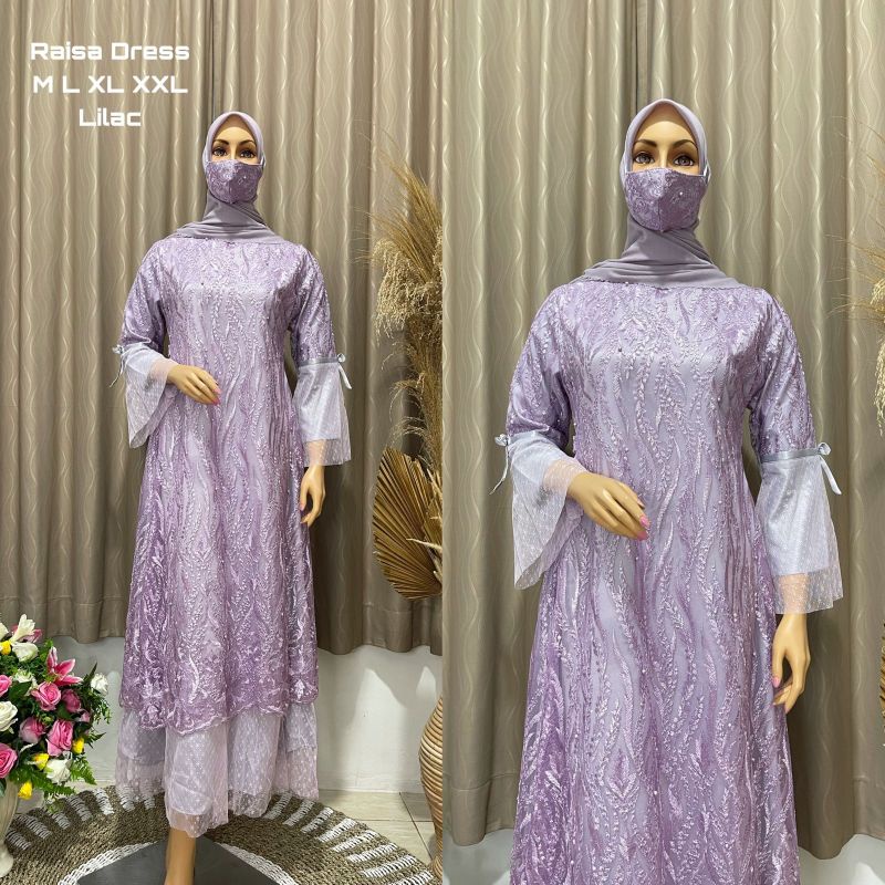 Raisa Dress NF / Gamis Kebaya Modern / Dress Kondangan / Kebaya Modern