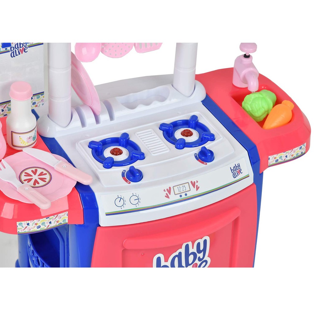 Baby Alive Pretend Play Kitchen Set With Cooking Accessories Shopee Indonesia