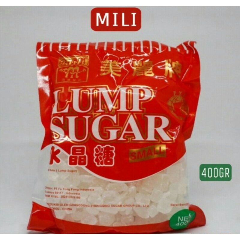 

MILI LUMP SUGAR / GULA BATU / ROCK SUGAR - 400 Gr