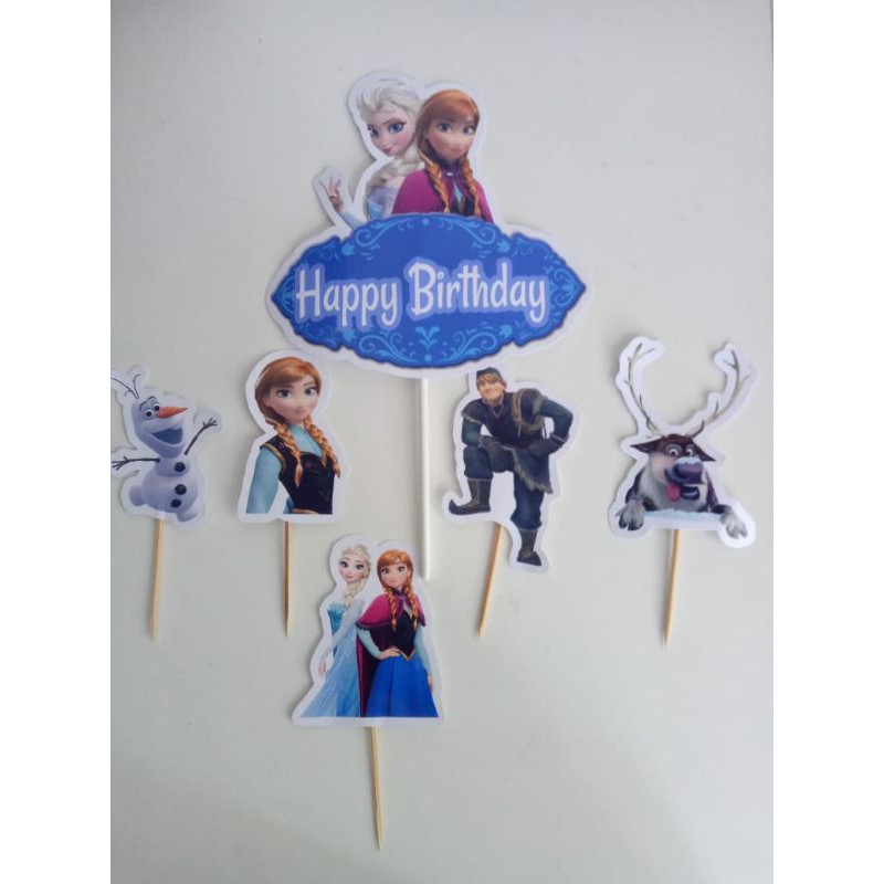 topper cake karakter frozen