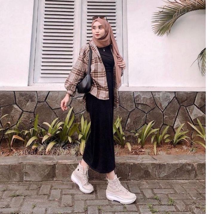 Terbagus.. ROK SPAN TANPA BELAHAN/ROK SPAN SCUBA PREMIUM