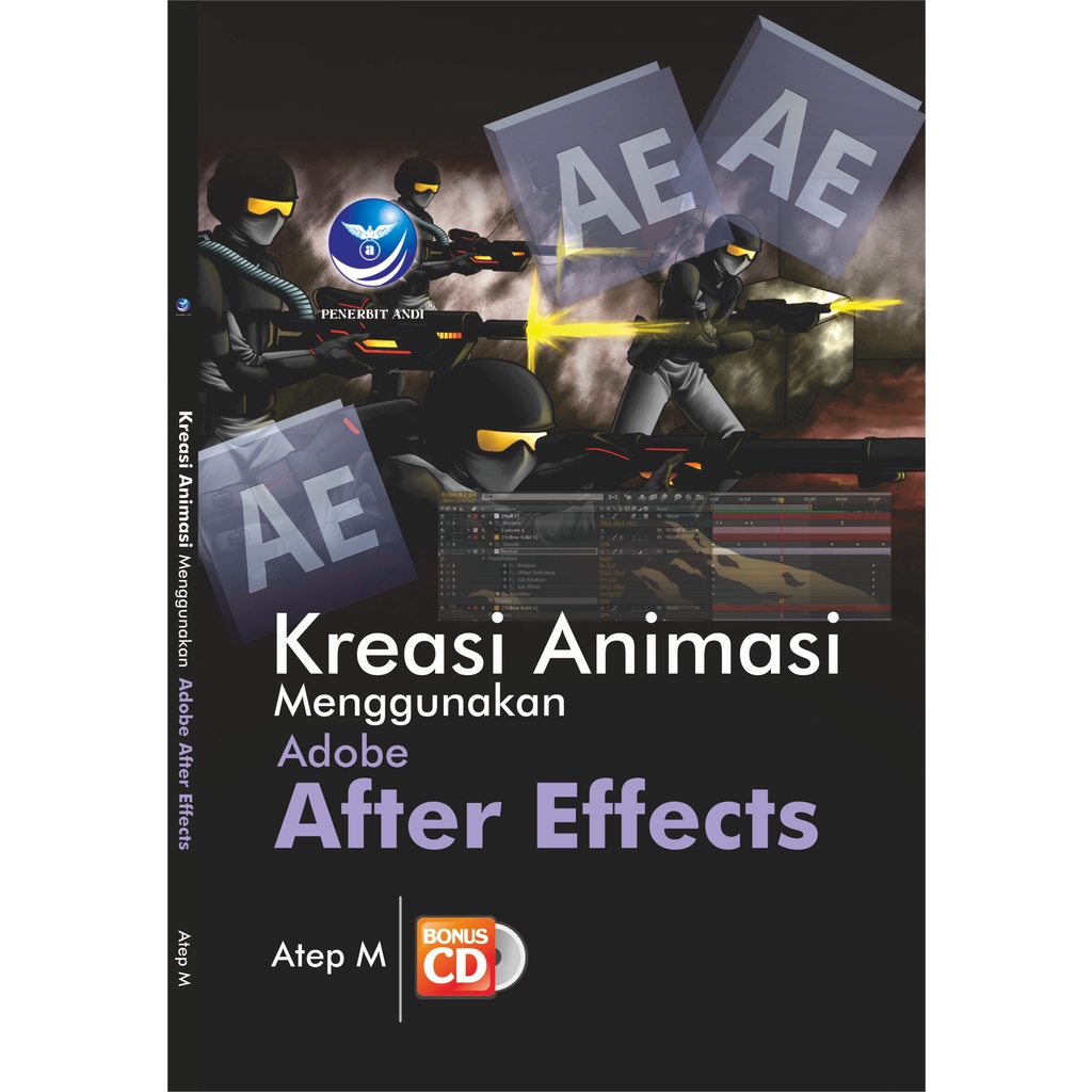 BUKU- Kreasi Animasi Menggunakan Adobe After Effect + cd