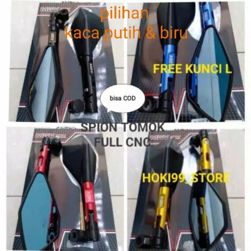 spion tomok spion variasi spion tomok full cnc spion nmax vario beat pcx ninja cbr gsx fu aeroc universal