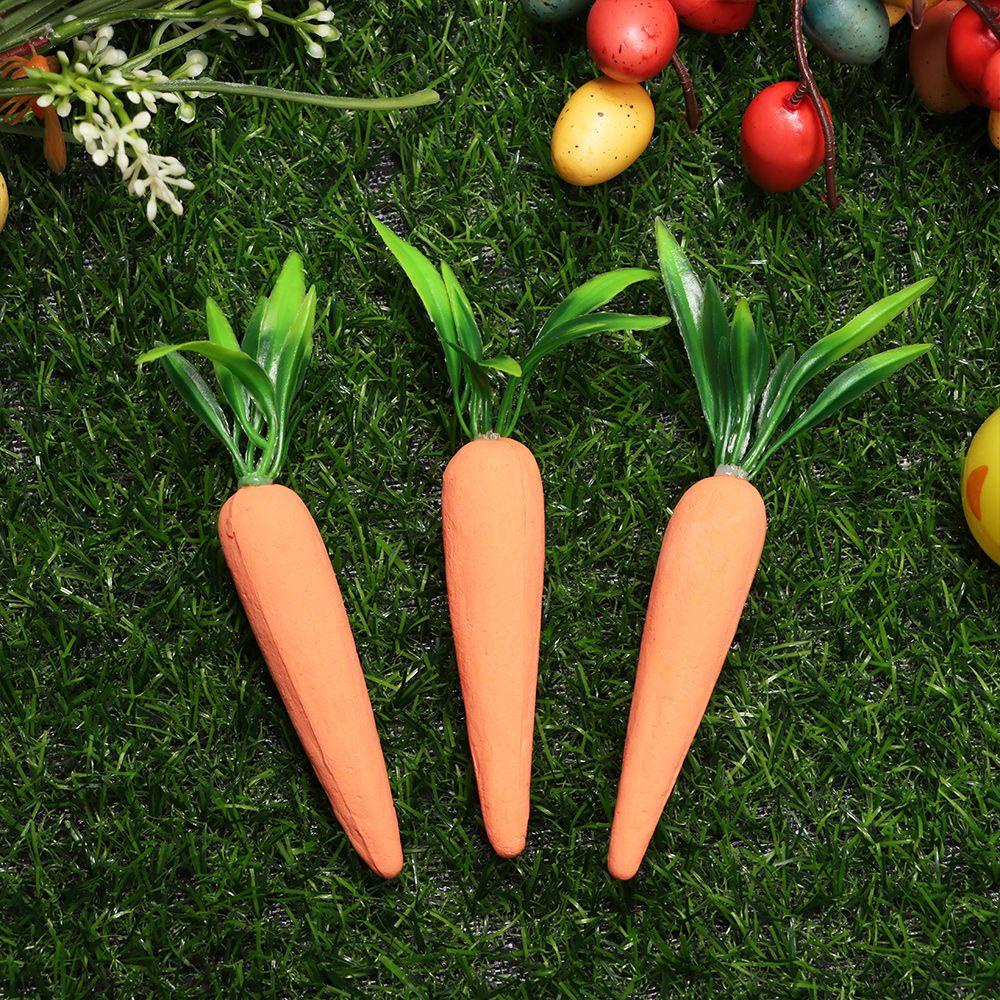 Solighter 4pcs Easter Carrot New Hanging Pendant Dekorasi Pesta Liburan