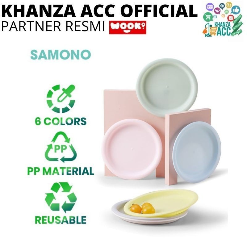 KHANZAACC SAMONO STW02D Piring (1set isi6pcs)