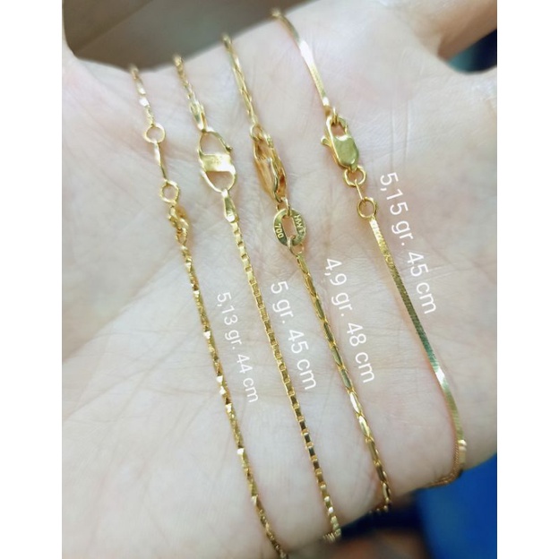 Kalung Italy Emas Kadar 700/16k