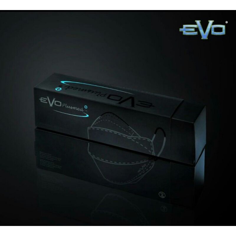 Masker evo plusmed super black limited 20pcs