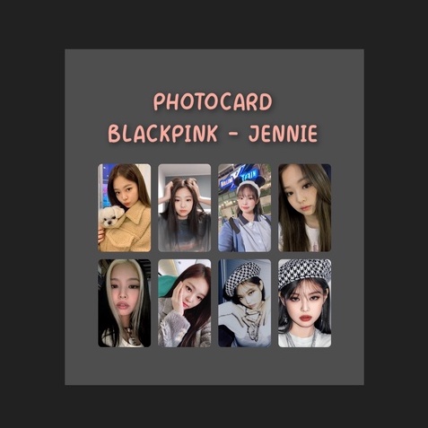 PC PHOTOCARD BLACKPINK RANDOM JENNIE UNOFFICIAL