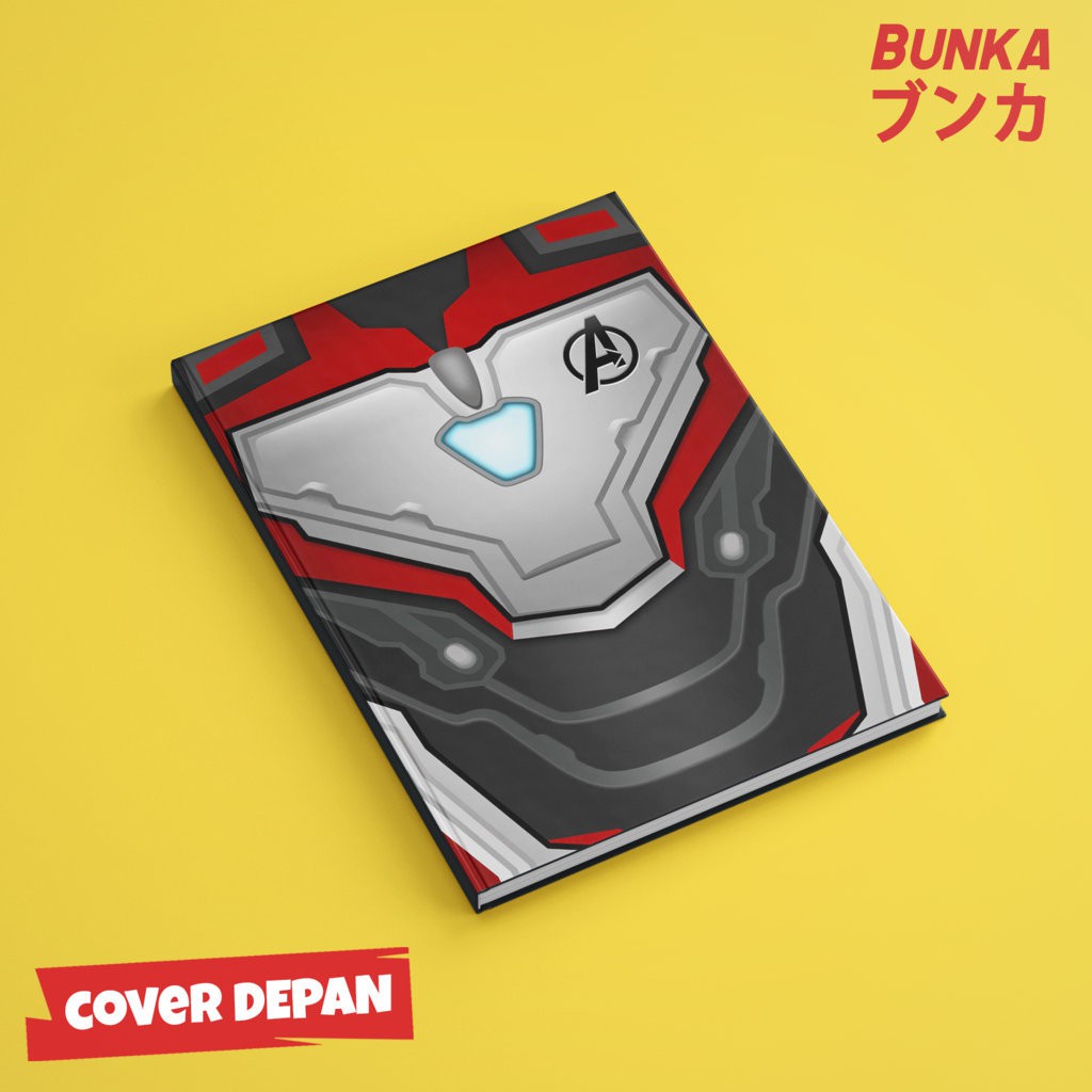 

Notebook Marvel End Game Battle Suit Hardcover A5 Buku Tulis Catatan Note Agenda Planner Jurnal