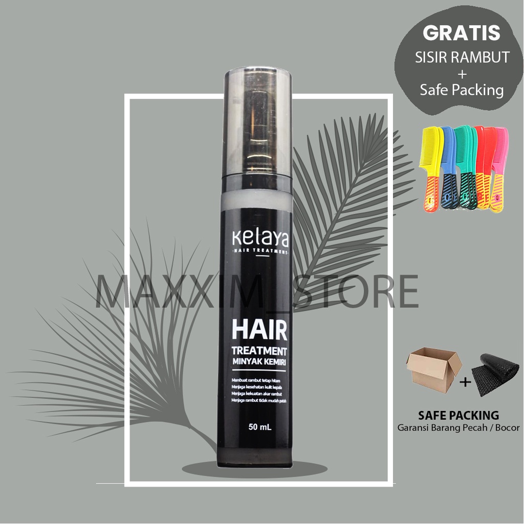 FREE SISIR Kelaya Shampoo Hair Treatment Original Atasi Rambut Rontok Bisa COD