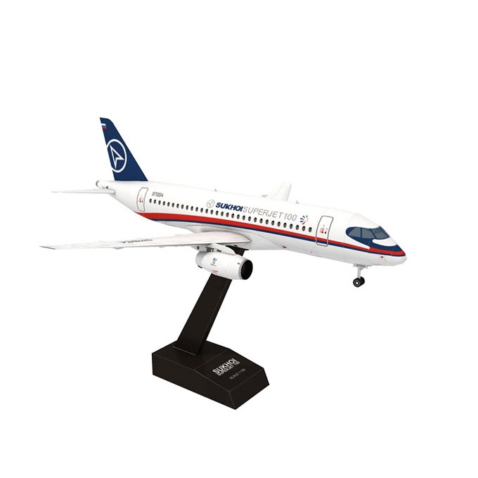 DIY Papercraft Pesawat sukhoi superjet100