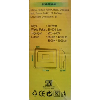 LED SOROT MERK POTENS 10W/20W/30W/50W