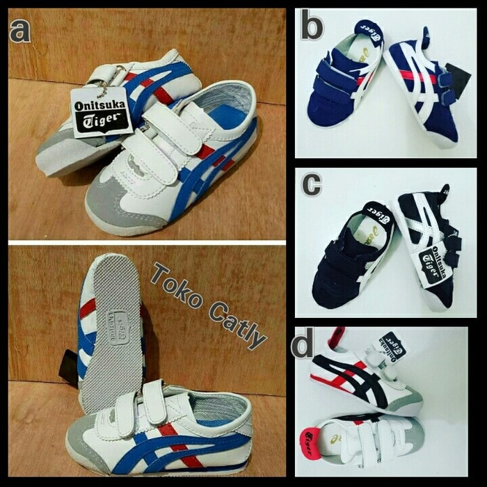 Obral Sepatu Anak Murah Kids Onitsuka Tiger Perekat Unisex Grade