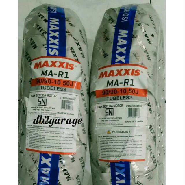 Ban MAXXIS 90/90 - 10 tubeless vespa PTS / SPC / CORSA