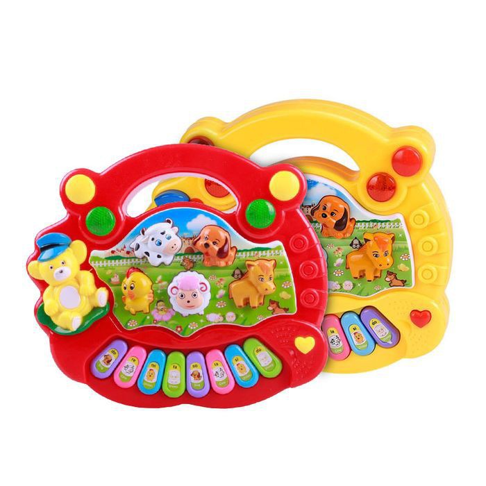 Mainan anak piano - ANIMAL FARM PIANO - Mainan edukasi Anak dan Bayi - Suara Hewan musik toys