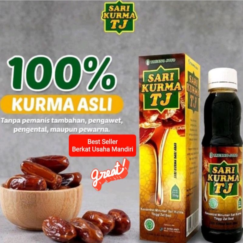 Sari Kurma Tj 250g (Sari kurma dari arab) 100% Kurma Asli