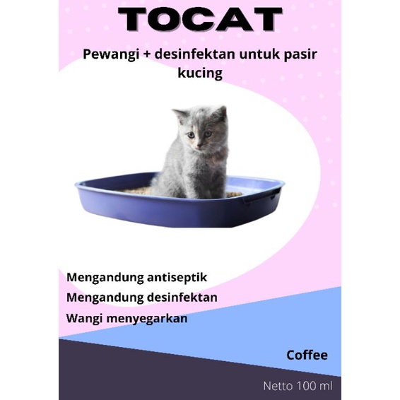 PEWANGI PASIR KUCING / DESINFEKTAN PASIR KUCING / ANTISEPTIK PASIR KUCING