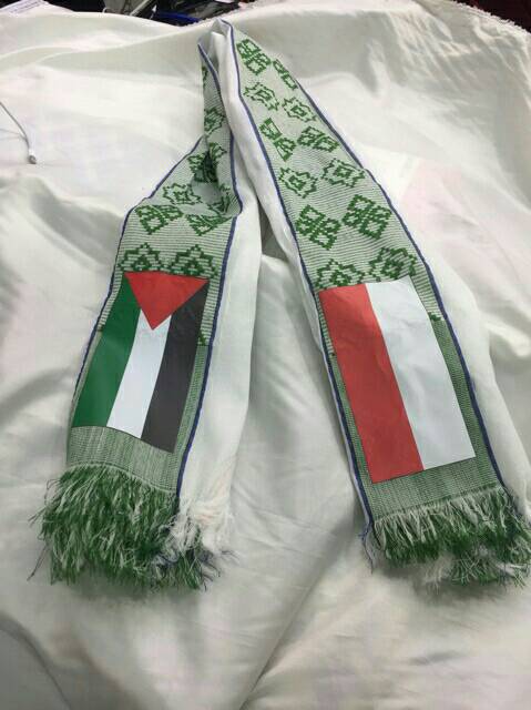 Sorban arafat palestina motif kotak