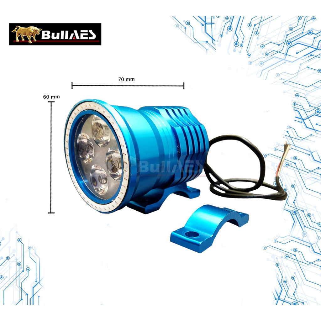 Lampu Laser Gun 15 Watt I LED LASER I LED 4 MATA V0354