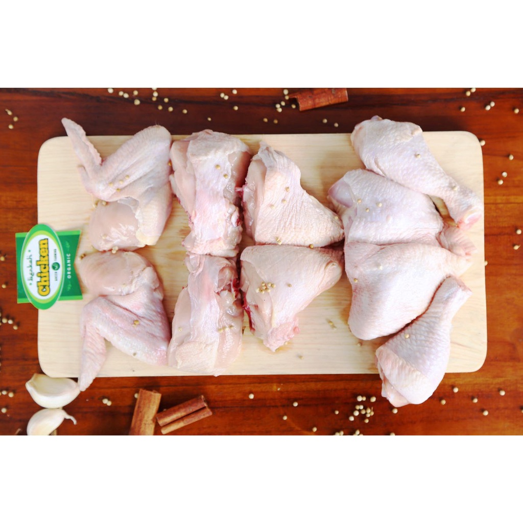 

Ayam Potong Organik Probiotik (Fresh & Frozen) 1-1,1kg Parting 10