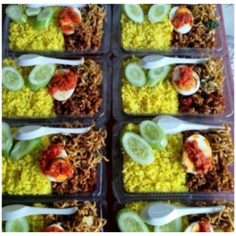 

paket nasi kuning nasi udukuntuk acara hajatan paket nasi Jumat berkah paket nasi hemat paket nasi halal
