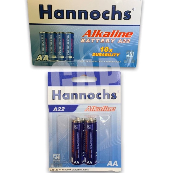 Baterai / Battery Hannochs Alkaline AA / A2 - Isi 2