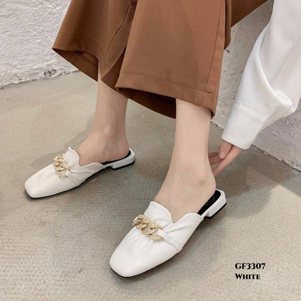 PRF Restock Mules Slip On Wanita With Zhibo GF3307