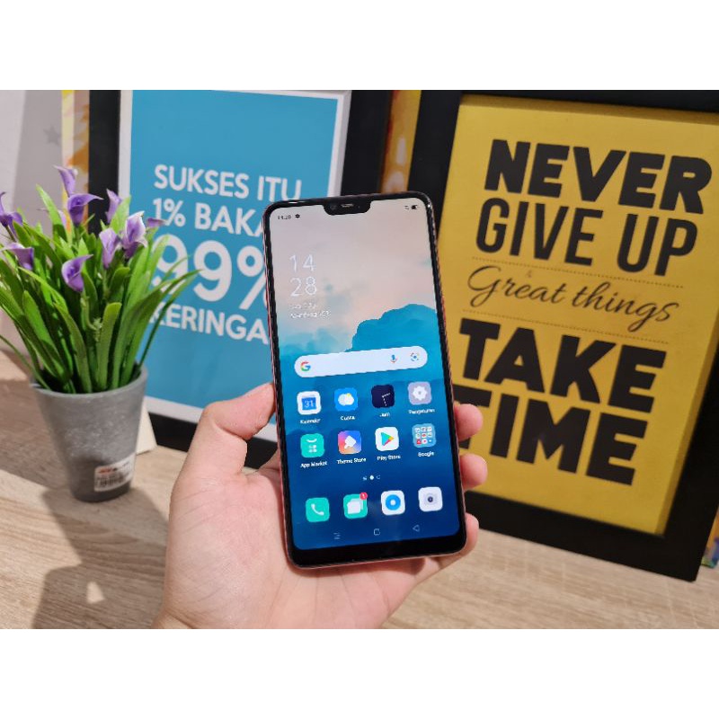 OPPO F7 RAM 6/128GB DUALSIM RED TERMURAH