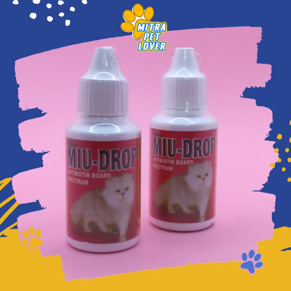 OBAT PERNAFASAN KUCING - MIU DROP 30 ML ORIGINAL - ANTIBIOTIK TETES INFEKSI PERNAFASAN KUCING CAT DIARE PILEK BATUK VIRUS - AMAN SEHAT PET ANIMAL HEALTHCARE AND VETERINARY TAMASINDO OBAT KESEHATAN DAN VITAMIN TERNAK HEWAN BINATANG PELIHARAAN MITRAPETLOVER