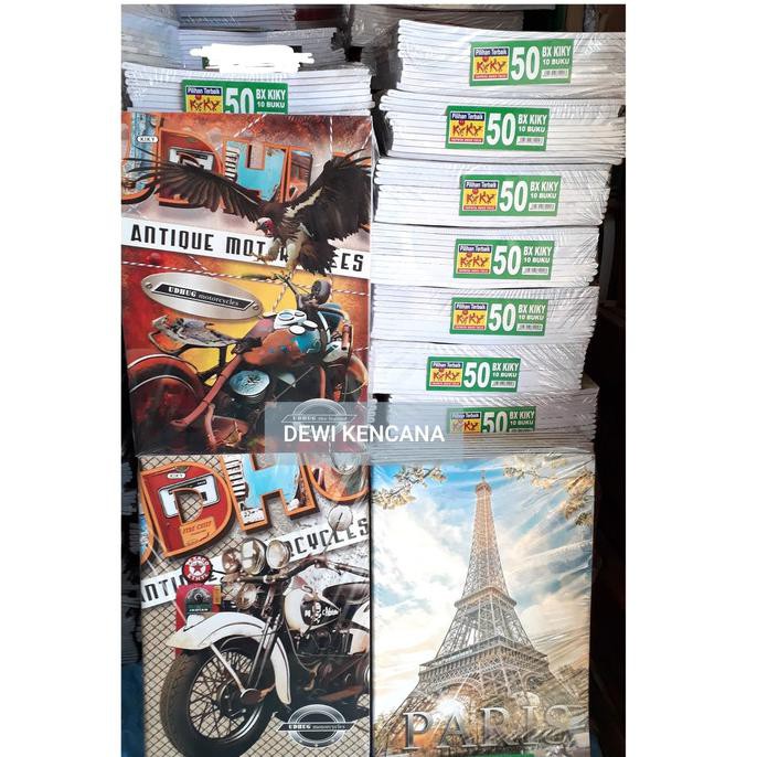 

[[BISA COD]] Buku Tulis Boxy KIKY 50 Lembar 1 Pak isi 10 Buku