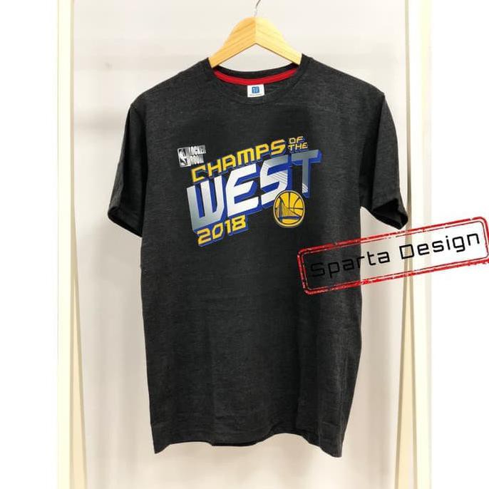 CUSTOM KAOS/TSHIRT NBA WESTERN FINAL CHAMP 2018 GOLDEN STATE WARRIORS