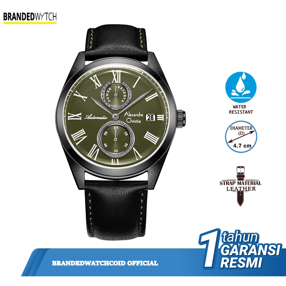 Jam Tangan Alexandre Christie AC 3040 Pria Original Diameter 4,7 cm