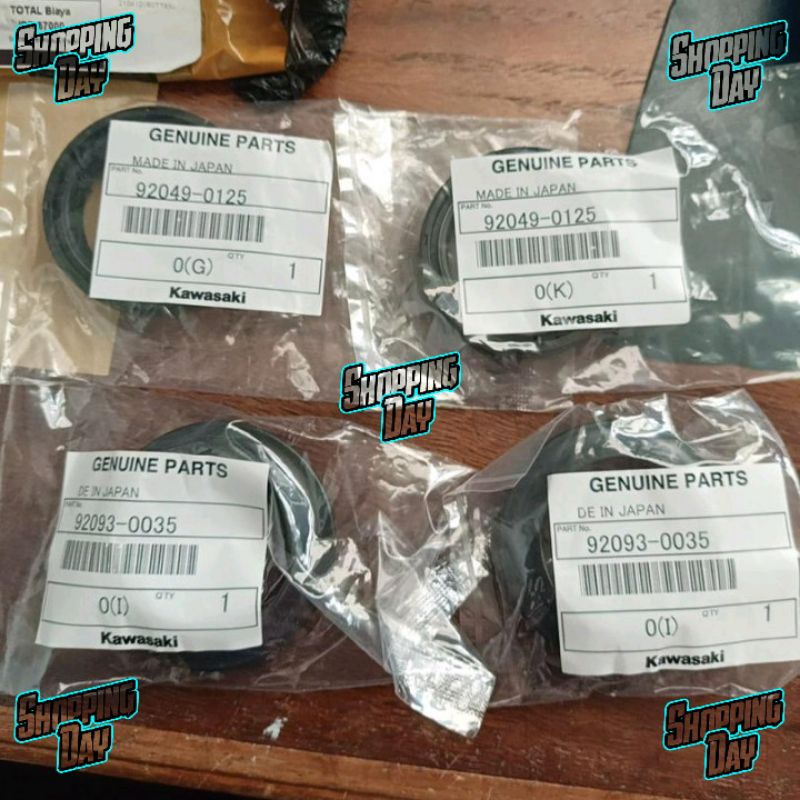 Seal shock seal debu sil shock depan zx636 zx6 zx6r versys 650 ORIGINAL