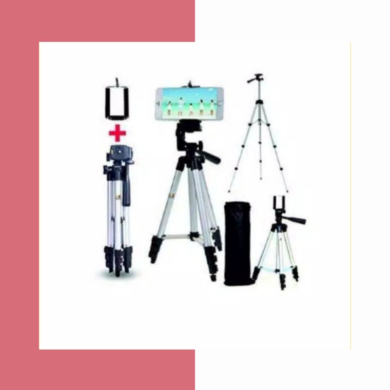 TRIPOD HP 3110 1 METER + HOLDER UNIVERSAL✨